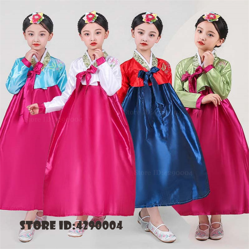 Korean Culture And Lifestyle - Gaun Hanbok Anak-anak Tradisional, Kostum Korea,