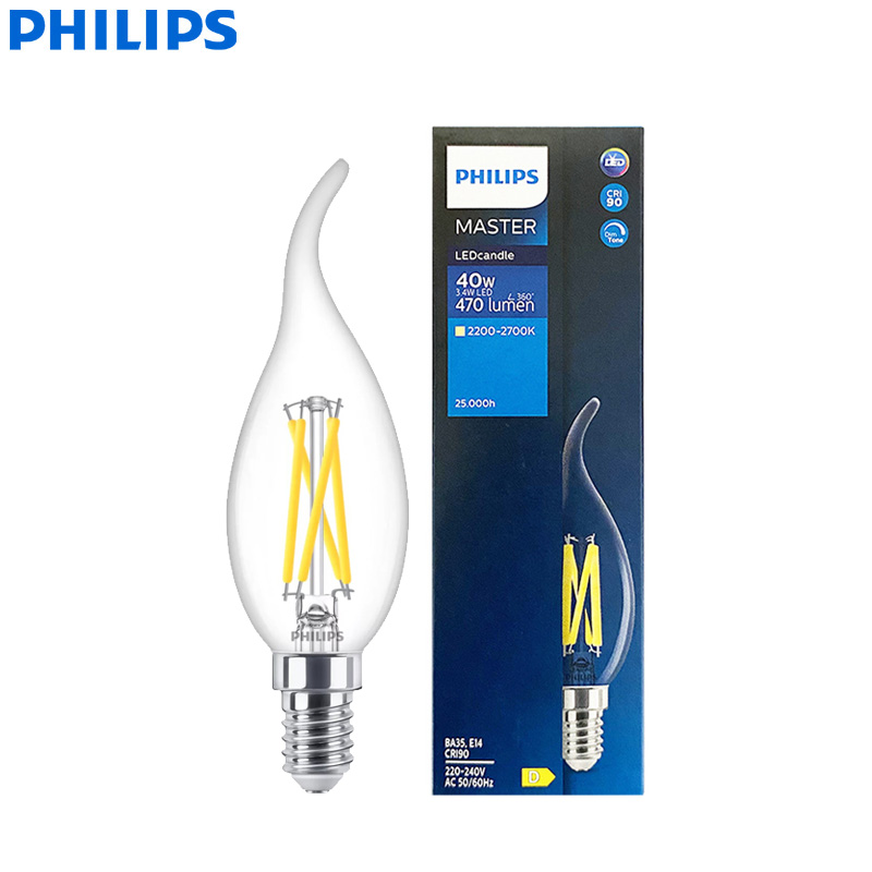 Philips Bulb Led Classic - Lampu Filamen LED PHILIPS Master E14