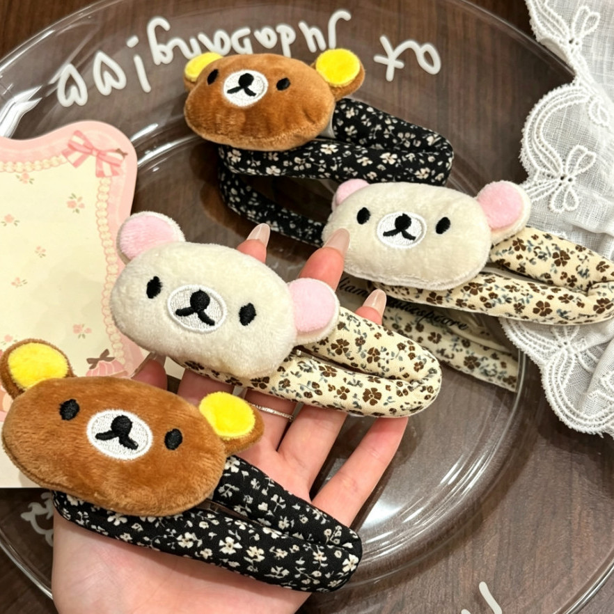 Korean Lifestyle Products - Jepit Rambut Kartun Rilakkuma yang Lucu,