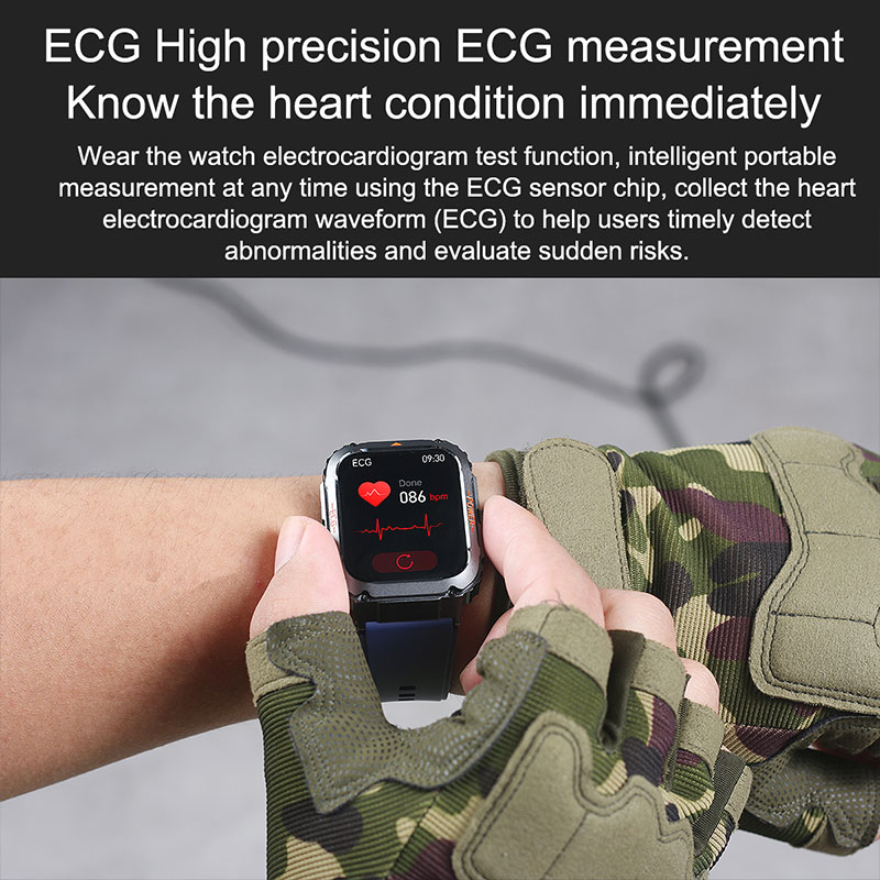 GEJIAN ECG+PPG Jam Tangan Pint - Korean Men Lifestyle ulasan dan harga