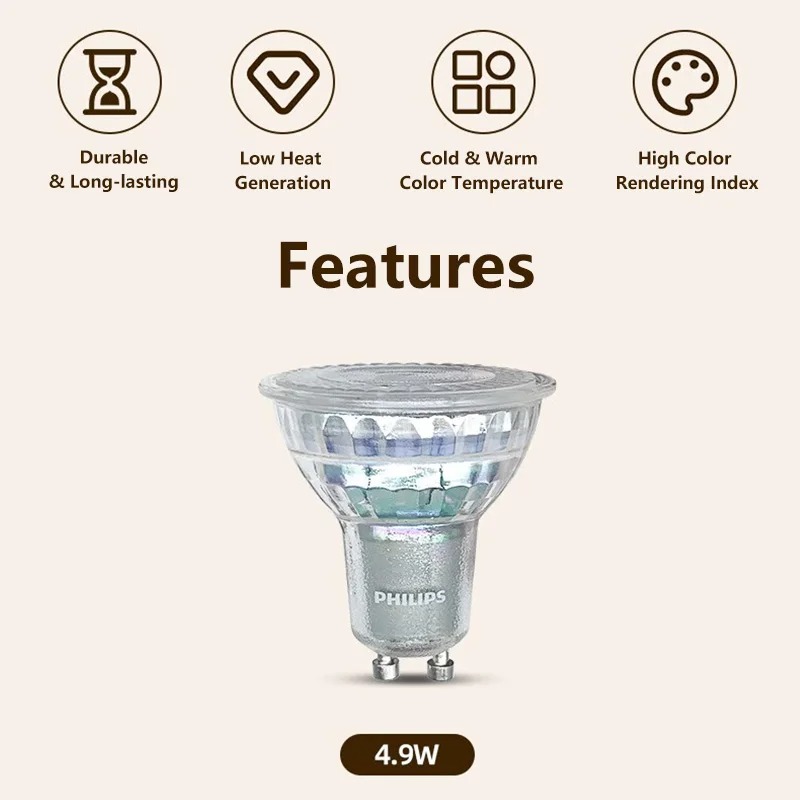 Lampu Sorot LED Philips GU10 P - Philips Bulb Led Classic ulasan dan harga
