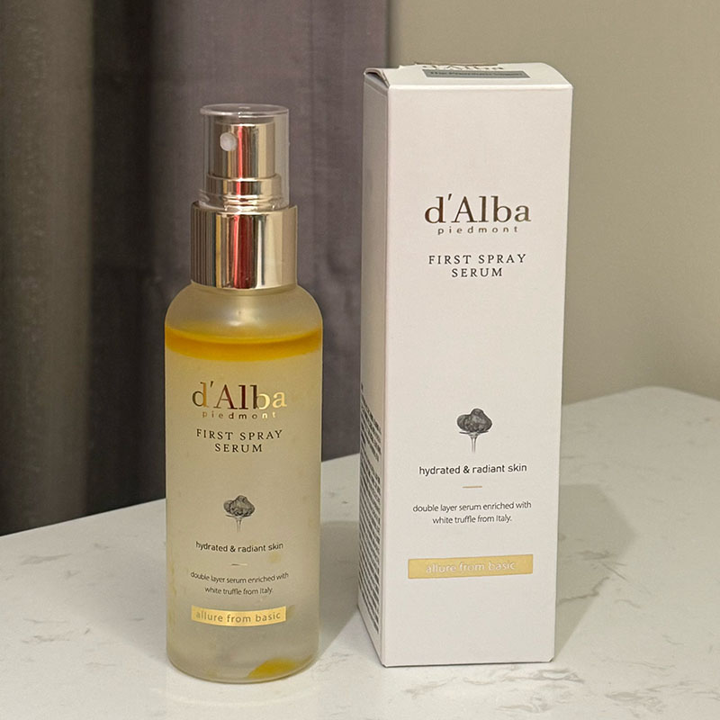d'Alba SPF50+ Serum Toner Truf - Essence Serum Toner ulasan dan harga